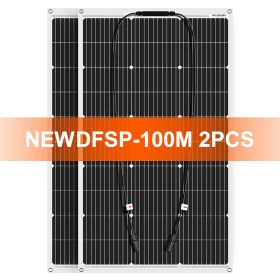 Dokio 12V 100W Flexible SolarPanel & 5V USB Solar Charger For Car/Boat High Quality Portable Panel Solar 100w China