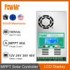 PowMr 60A MPPT Solar Charge Controller Backlight 12V 24V 36V 48V Lead Acid Lithium Battery Regulator Max 160V Solar Panel Input