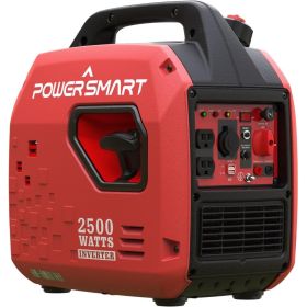 2500-Watt Gas Powered Portable Inverter Generator, Super Quiet for Camping, Tailgating, Home Emergency Use