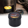 Crtynell 36 Hours Survival Candle 3 Wicks Natural Sweet Aroma Slow Burn Beeswax Emergency Candle for Home Camping Outdoor