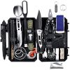 ANTARCTICA Emergency Survival Gear Kits 60 In 1, Outdoor Survival Tool With Emergency Bracelet Whistle Flashlight Pliers Pen Wire Saw For Camping