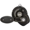 Squall II Lever Drag Fishing Reel, Size 50, Graphite Body and Sideplates, Stainless Steel Main and Pinion Gears