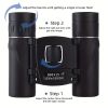 900X25 Outdoor Mini Portable Binoculars, High-power HD Multi-layer Coating Waterproof Binoculars With BAK4 Prism