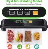 KOIOS Vacuum Sealer Machine, 86Kpa Automatic Vacuum Air food sealer/Built-in Cutter Starter Kit, Dry & Moist Food Preservation Modes, Pulse Function