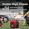 2400W Portable Inverter Generator for Home Use, Super Quiet Small Generator for Camping Outdoor Emergency Power Backup