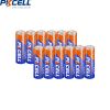 PKCELL 12PC AAA LR03 AM4 E92 Alkaline battery and 12PC LR6 AM3 E91 MN1500 AA 1.5V Alkaline Battery (24 Piece combine pack)