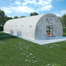 Greenhouse 290.6 ft² 354.3"x118.1"x78.7" (Color: White)