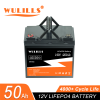 Grade A 12V 50Ah 100AH LiFePO4 Battery Pack 4S100A Built in BMS 100% Capity For RV Golf Carts Solar No Tax US/CA/JP/RU Stock