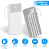 PD22.5W Fast Charger 20000mAh Fast Charging Power Bank Portable Charger with 4 Inbuilt Cables Digital Display Handle Fit For IOSPhone 15/14 Android An