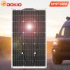 Dokio Brand 12V Flexible Solar Panel 100W Monocrystalline Solar Cell 200W 400W Solar Panel Kit For RV/Boat/Home system