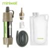 camping accessories Portable water purification kit for travel, camping, militar, tourism, fishing,